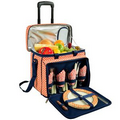 Deluxe Picnic Cooler for Four on Wheels